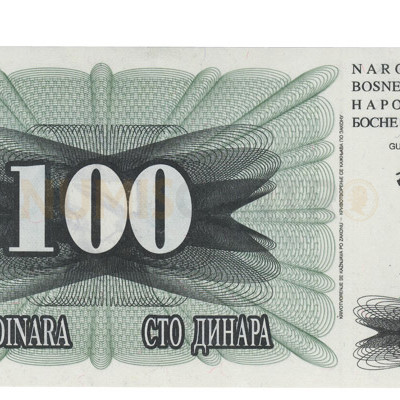100 Dinara - Bosnia Herzegovina 1992 Nova