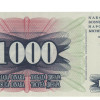 1000 Dinara - Bosnia Herzegovina 1992 Nova
