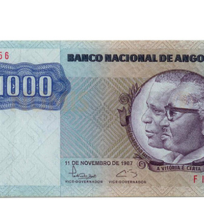 1000 Kuanzas - Angola 1987 BELA