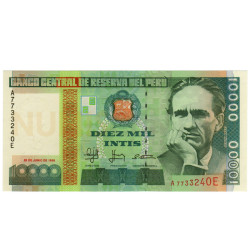 10000 Intis - Peru 1988 Bela