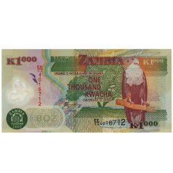 1000 Kwacha - Zambia 2005