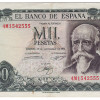 1000 Pesetas Espanha 1971 MBC+