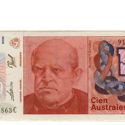100 Australes - Argentina 1985