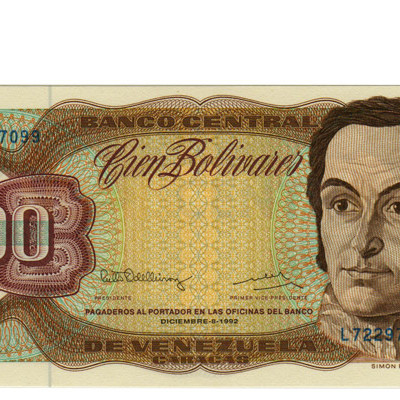 100 Bolivares - Venezuela 1992
