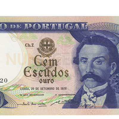 100 Escudos - Portugal 1965-78 Bela