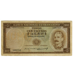100 Escudos - Timor 1959