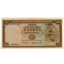 100 Escudos - Timor 1963