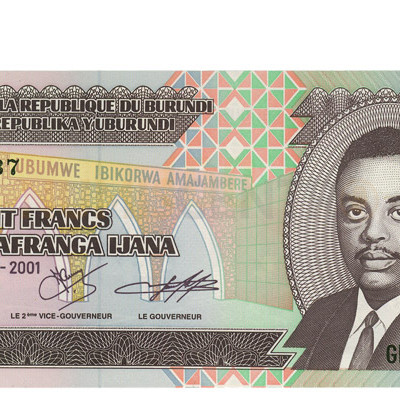 100 Francos - Burundi 2001