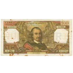 100 Francs - França 1976 MBC-