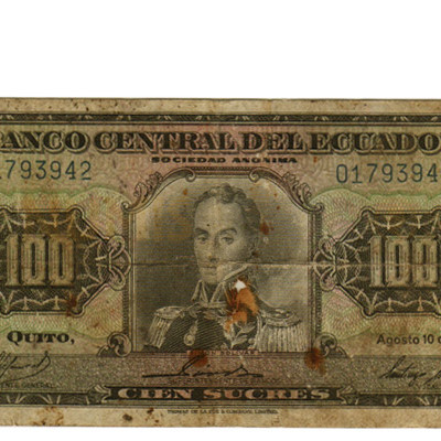 100 Sucres - Equador 1977