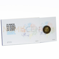 2 Euros 10 Aniversário da Moeda Euro Portugal 2012 Proof