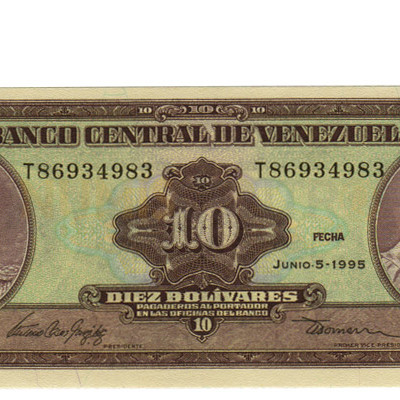 10 Bolivares - Venezuela 1995