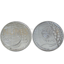Moeda 10€ Campeonato do Mundo Vela Olímpica 2007 Prata