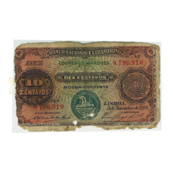 10 Centavos - Moçambique 1914 BC-