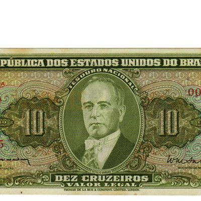 10 Cruzeiros - Brasil 1962