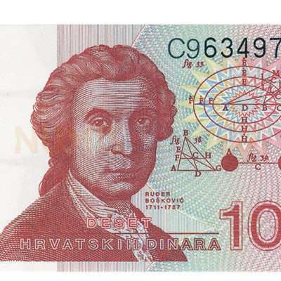 10 Dinara - Croacia 1991 Nova