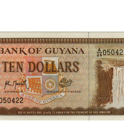 10 Dollars - Guiana 1966