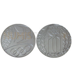Moeda 10€ Jogos Olímpicos de Atenas 2004 Prata