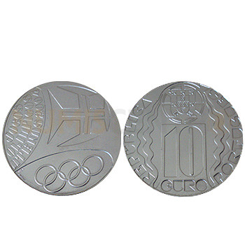 Moeda 10€ Jogos Olímpicos de Atenas 2004 Prata