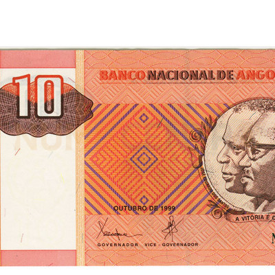 10 Kuanzas - Angola 1999 Nova