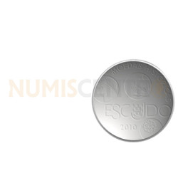 Moeda 10€ O Escudo 2010 Prata Normal