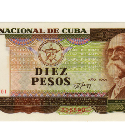 10 Pesos - Cuba 1991