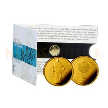 Moeda Ouro Santo António 2007 Ouro FDC