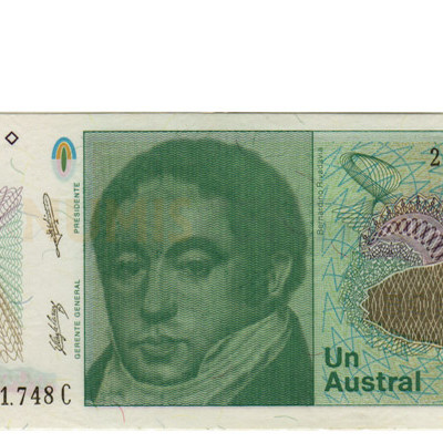 1 Austral - Argentina 1985