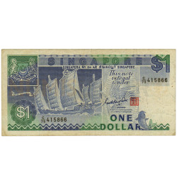 1 Dollar - Singapura 1987