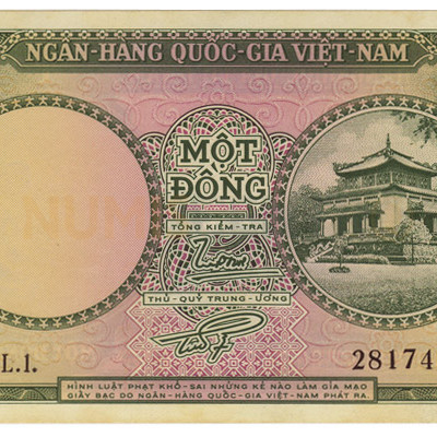 1 Dong - vietnam Sul 1956