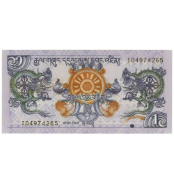 1 Ngultrum - Bhutao 2006