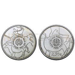 Moeda 2,5€ Comemorativa Sitio Arqueológico Vale Coa 2010 Cuproníquel