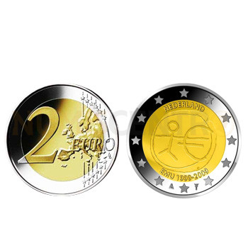 2 Euros 10 Aniversário da UEM Países Baixos 2009