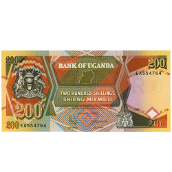 200 Shilings - Uganda 1996