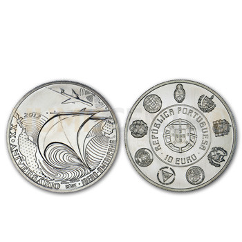 Moeda 10 € XX Aniversário da Série Ibero Americana 2012 Cuproniquel