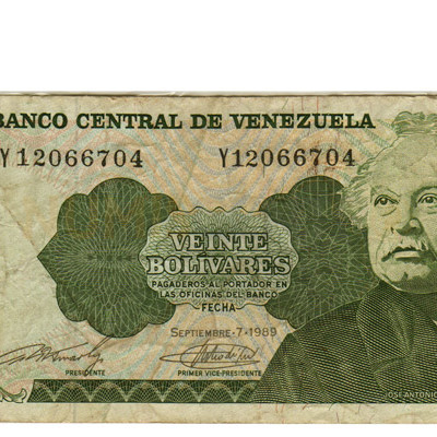 20 Bolivares - Venezuela 1989
