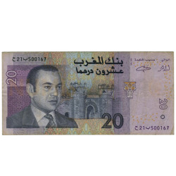 20 Dirham - Marrocos 2005 Nova