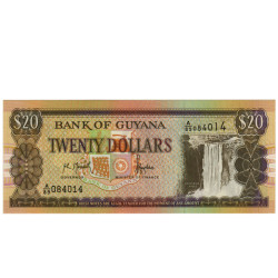 20 Dollars - Guiana 1989