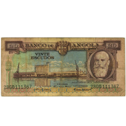20 Escudos - Angola 1956 MBC+