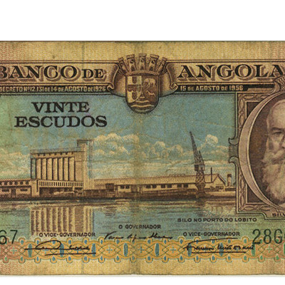 20 Escudos - Angola 1956 MBC+