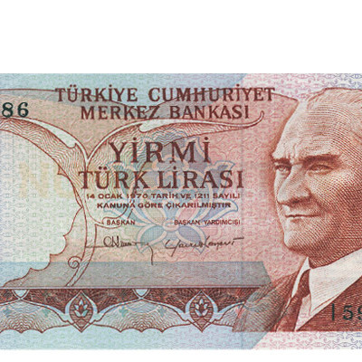 20 Liras - Turquia 1970