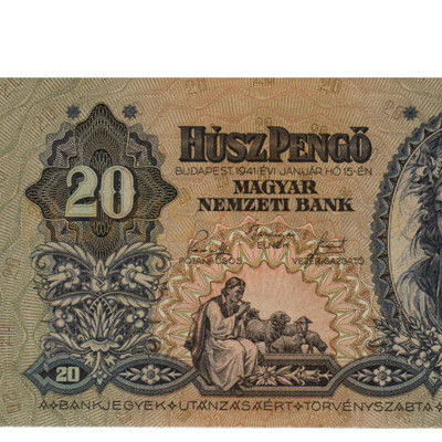 20 Pengo - Hungria 1941