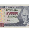 250000 Liras - Turquia 1970-98
