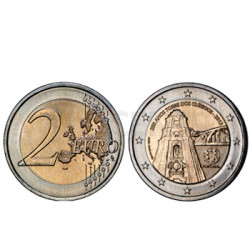 2 Euros 250 Anos torre dos Clerigos Portugal 2013
