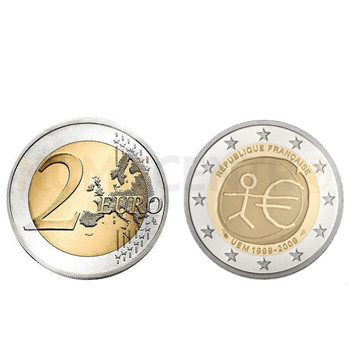 2 Euros 10 Aniversário da UEM França 2009
