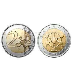 2 Euros Atomium Bélgica 2006