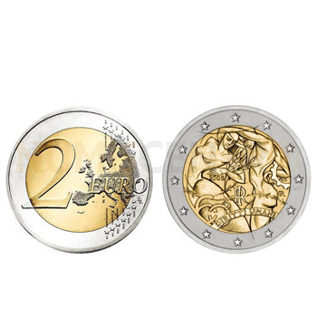 2 Euros 60 Aniversário Direitos Humanos Italia 2008