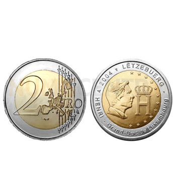 2 Euros Grão Duque Henrique Luxemburgo 2004