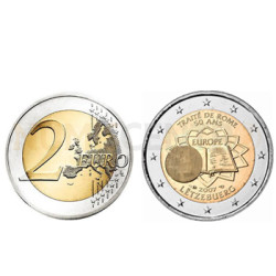 2 Euros Tratado de Roma Luxemburgo 2007