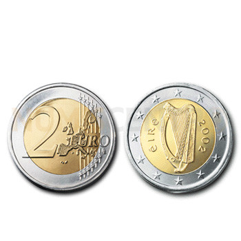 2 Euros - Irlanda 2002 Nova de Rolo